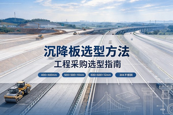 怀远沉降板选择方法