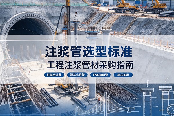 怀远注浆管选型标准