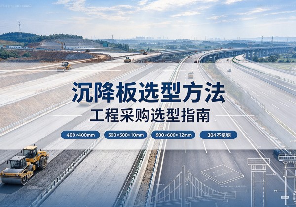 怀远沉降板选择方法