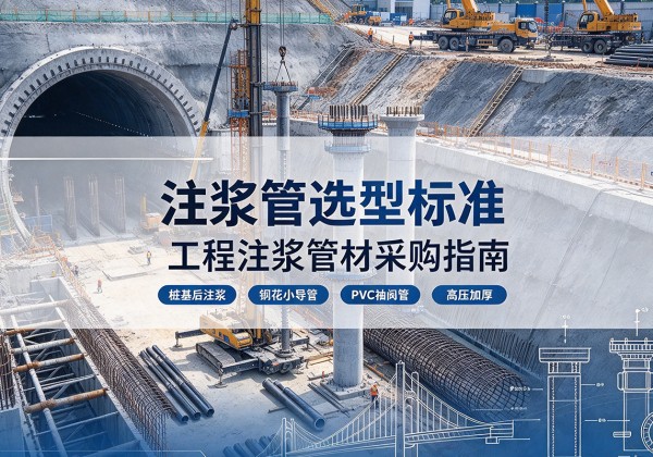 怀远注浆管选型标准